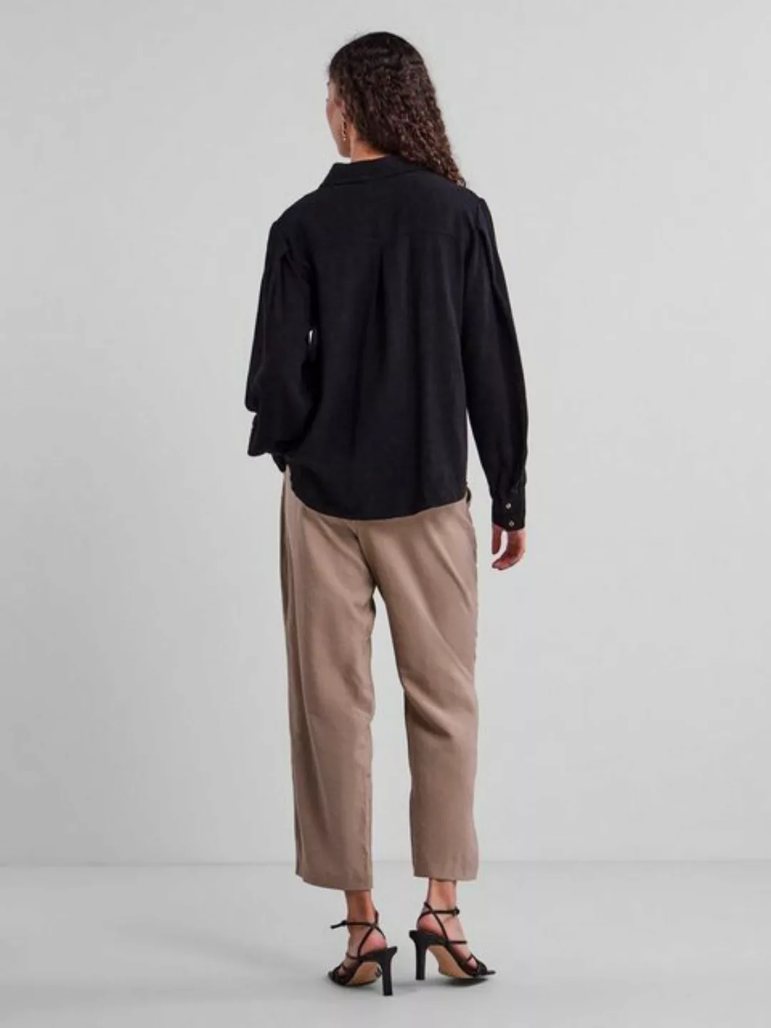 Y.A.S Klassische Bluse Damen Hemdbluse YASVIGGI Relaxed Fit (1-tlg) günstig online kaufen