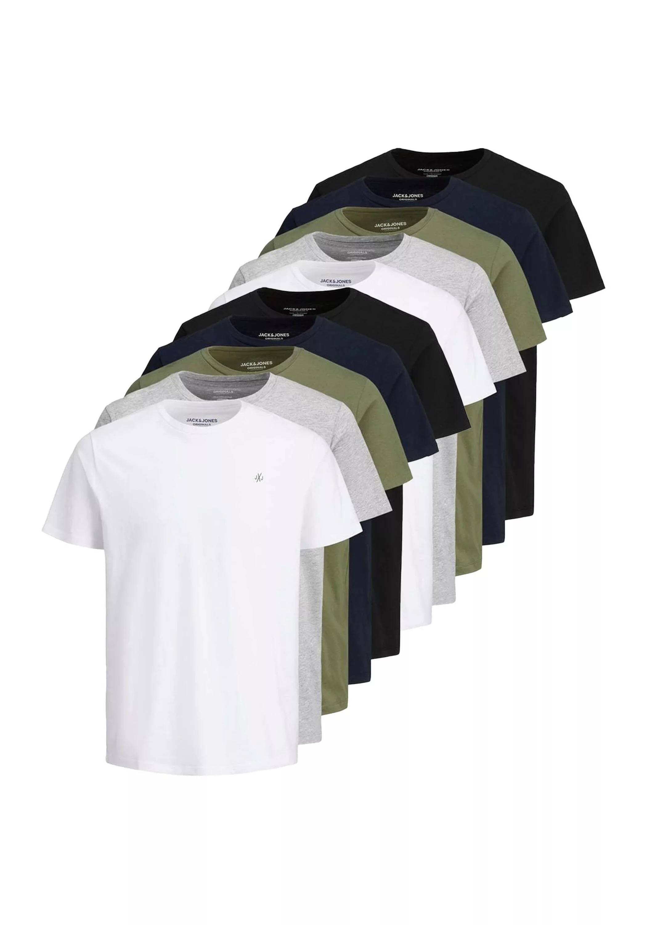 Jack & Jones T-Shirt "T-Shirt JORJXJ 10er Pack" günstig online kaufen