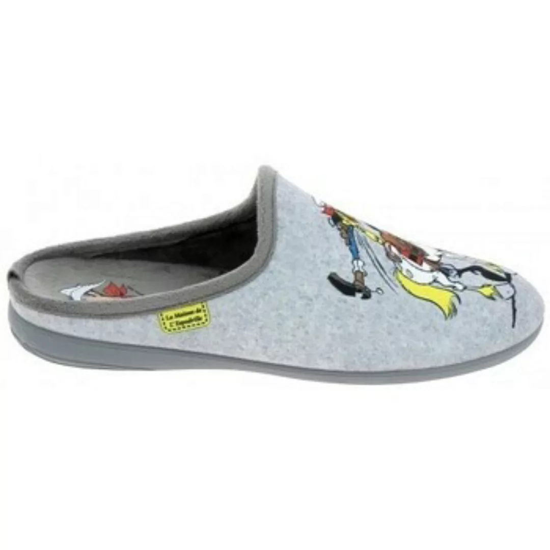 La Maison De L'espadrille  Hausschuhe Lucky Luke Gris günstig online kaufen