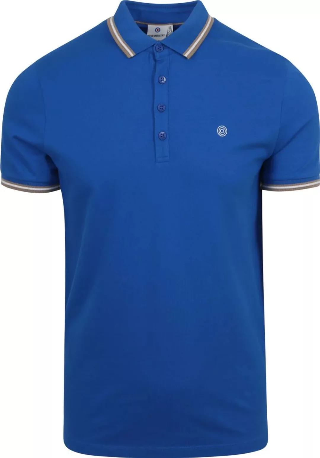 Blue Industry Piqué Poloshirt Kobaltblau - Größe S günstig online kaufen