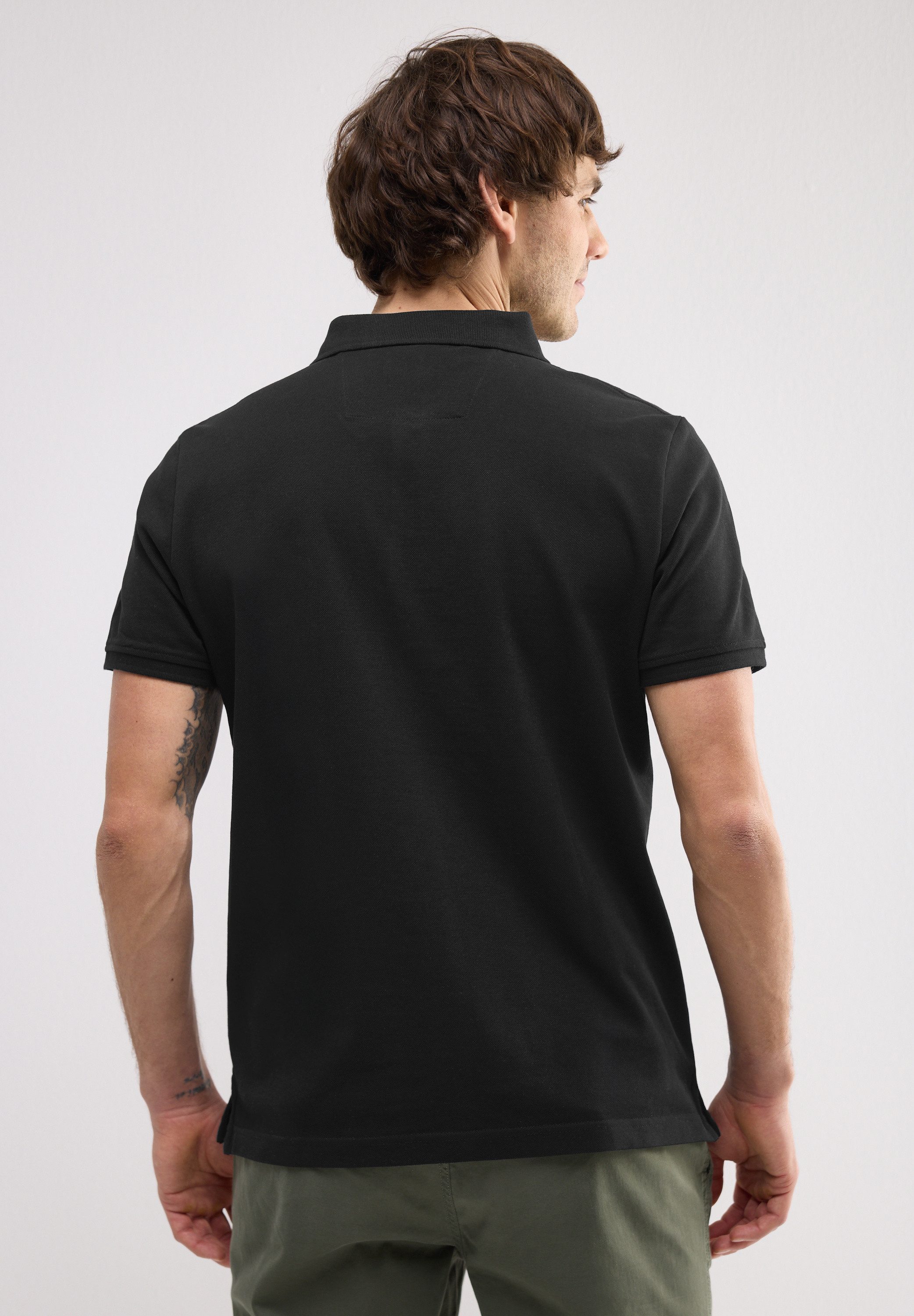 STREET ONE MEN Poloshirt, aus reiner Baumwolle günstig online kaufen