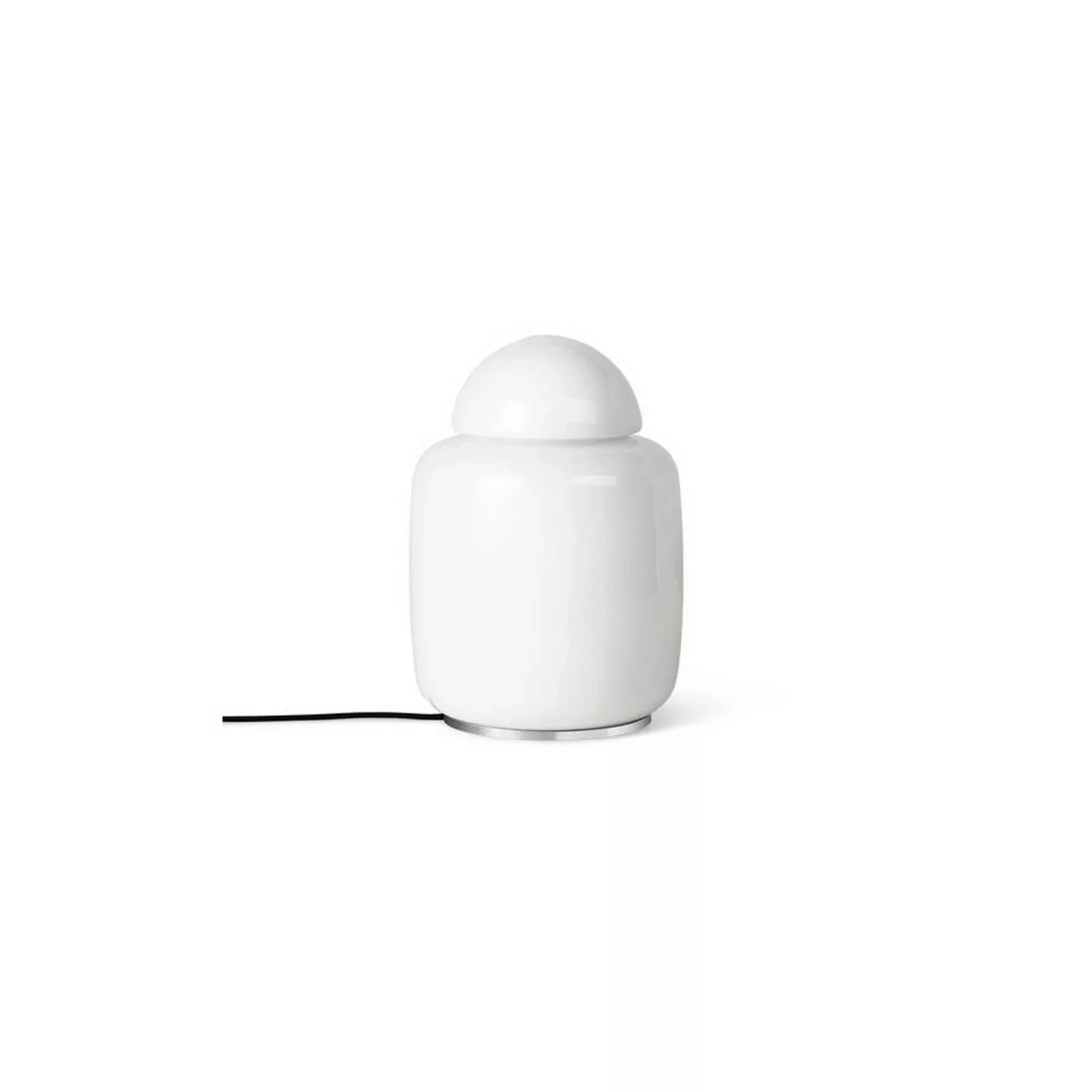 ferm LIVING Tischleuchte Bell, Glas, weiß, Höhe 27,7 cm günstig online kaufen