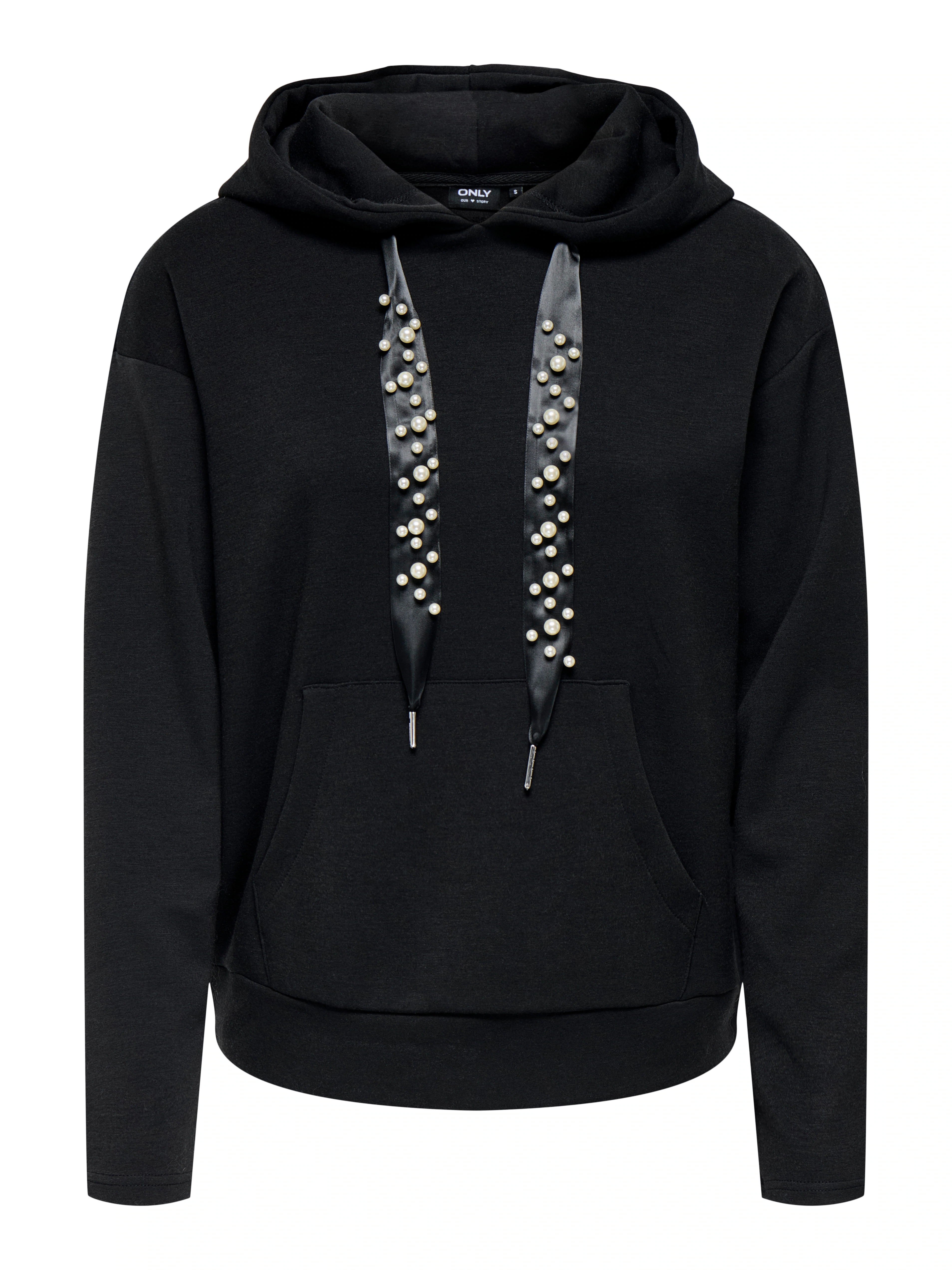 ONLY Kapuzensweatshirt "ONLFANCY L/S HOOD STRING SWT" günstig online kaufen