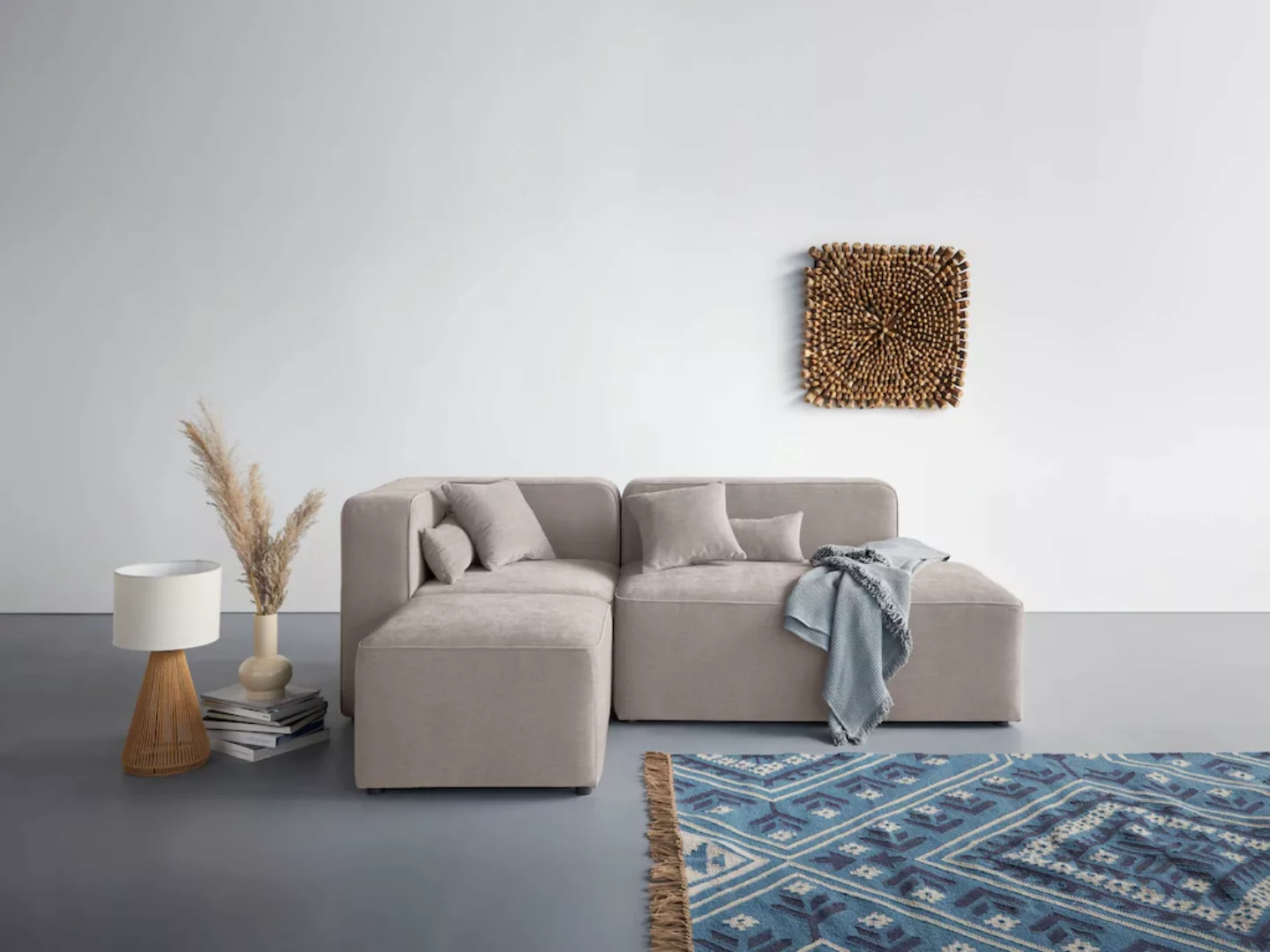 andas Ecksofa "Sundstrup L-Form", Modulserie, individuelle Zusammenstellung günstig online kaufen