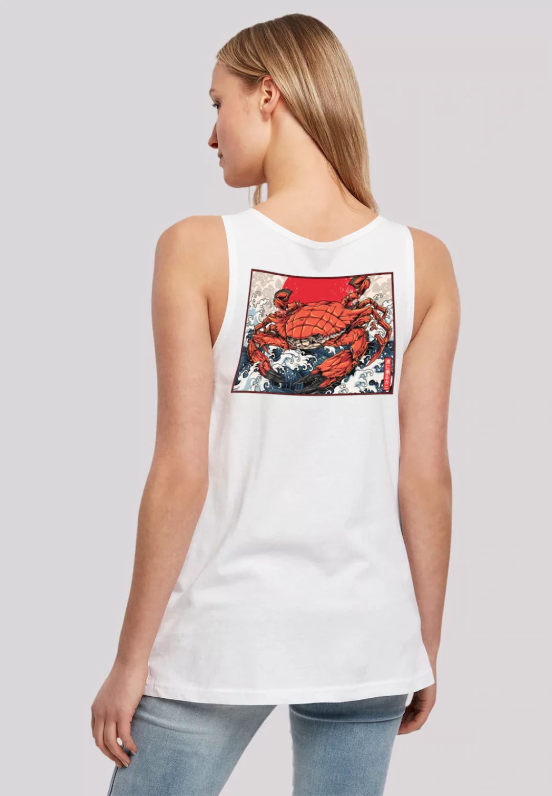 F4NT4STIC T-Shirt "Welle Crab Japan", Print günstig online kaufen