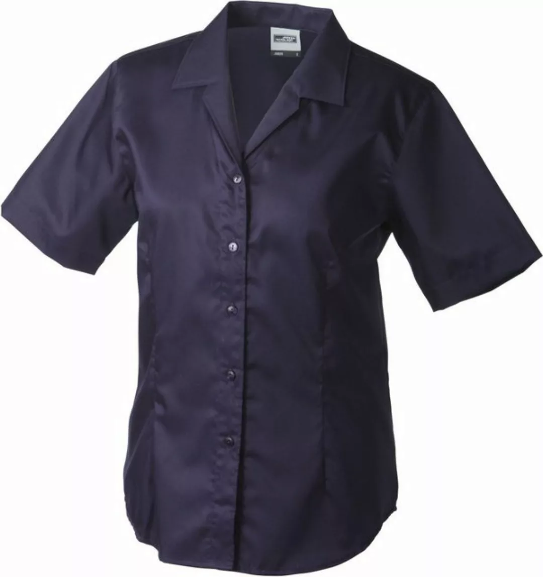 James & Nicholson Kurzarmbluse Pflegeleichte Damen Bluse mit Easy Care Ausr günstig online kaufen