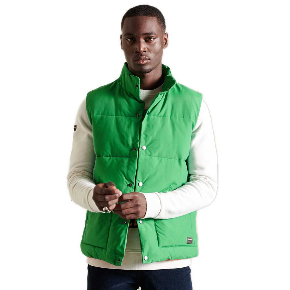 Superdry Mountain Weste M Oregon Green günstig online kaufen