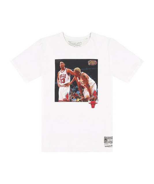 Mitchell & Ness T-Shirt Mitchell and Ness NBA CB P&R T-Shirt Weiß Baumwolle günstig online kaufen