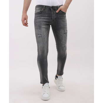 Mario Morato  Slim Fit Jeans Stonewashed Slim Jeans Mit Rissen – günstig online kaufen