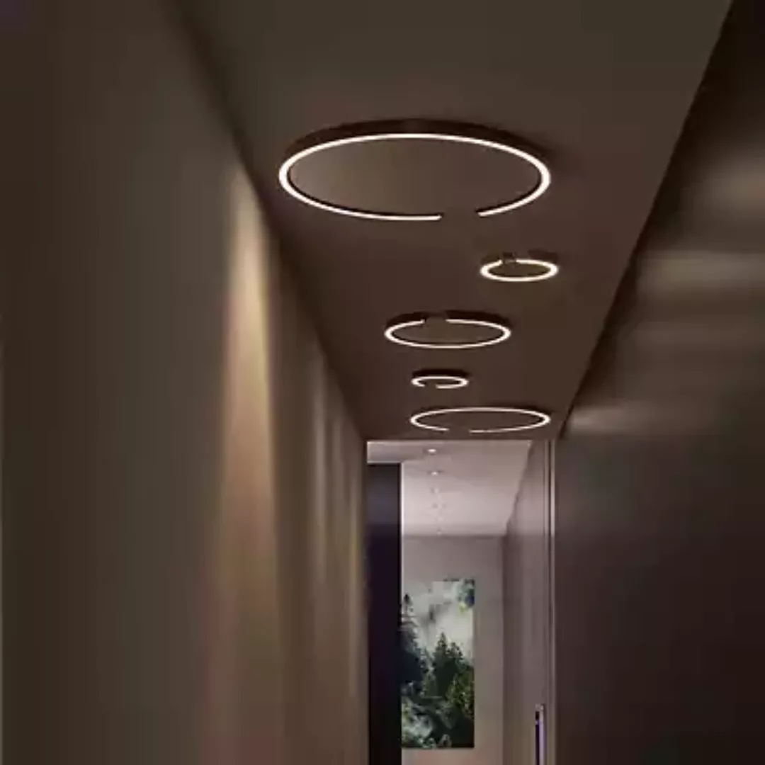 Occhio Mito Soffitto 40 Flat Wide Wand- und Deckeneinbauleuchte LED, Kopf b günstig online kaufen