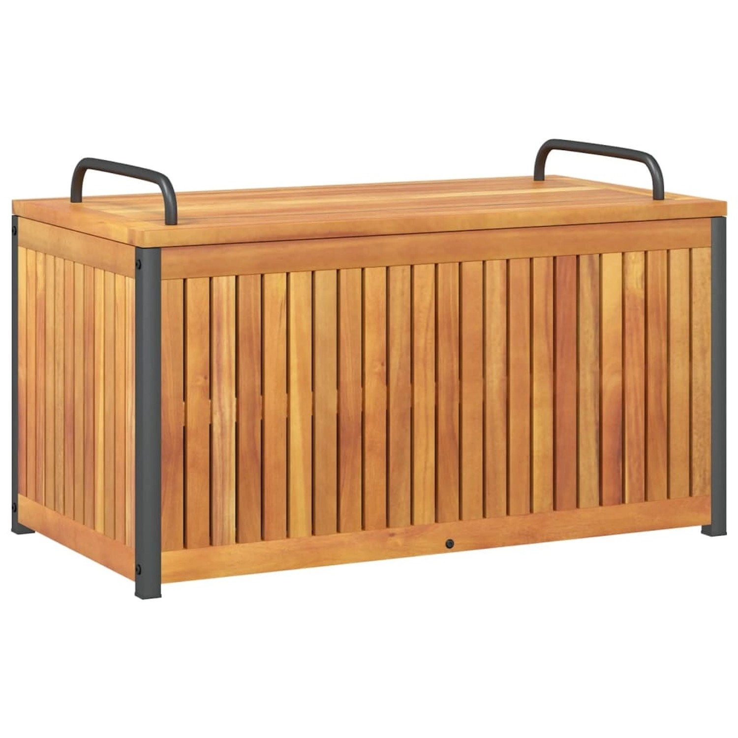 vidaXL Gartenbox 85x45x45/53 cm Massivholz Akazie und Stahl günstig online kaufen