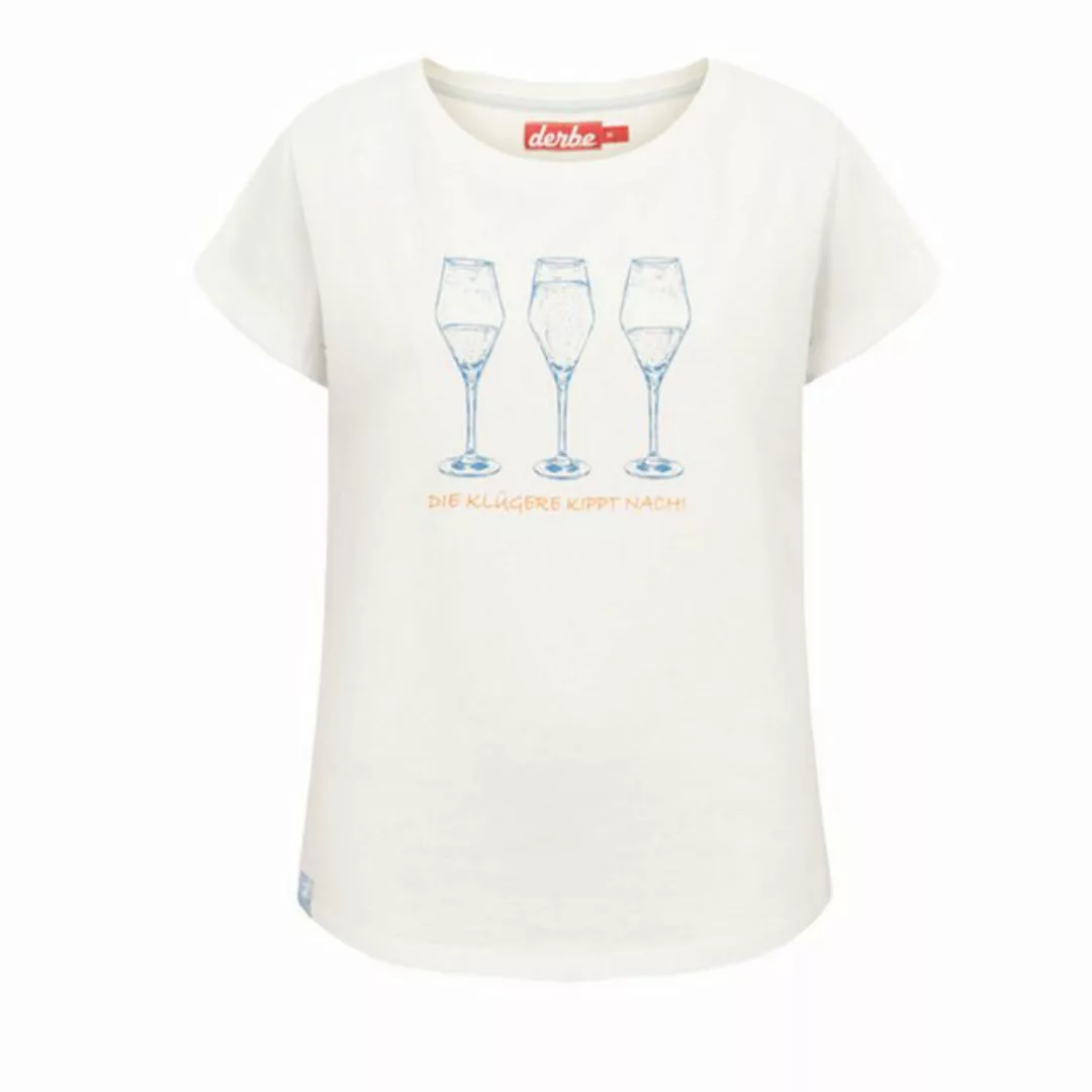 Derbe Print-Shirt Die Klügere Damen T-Shirt (1-tlg) günstig online kaufen