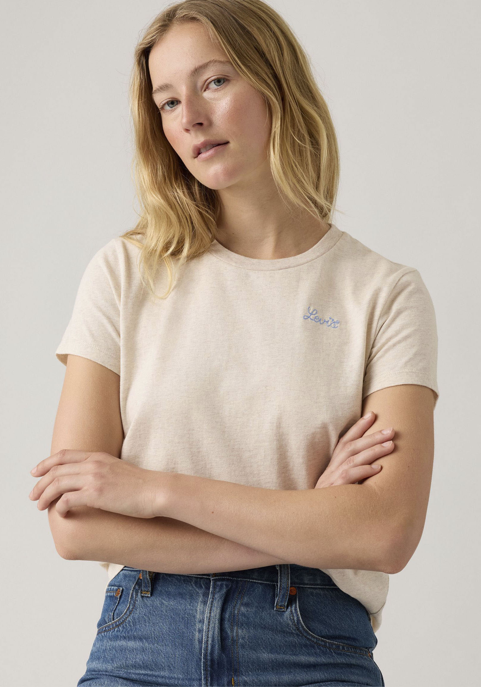 Levis T-Shirt "THE PERFECT TEE", mit Batwing-Logoprint günstig online kaufen