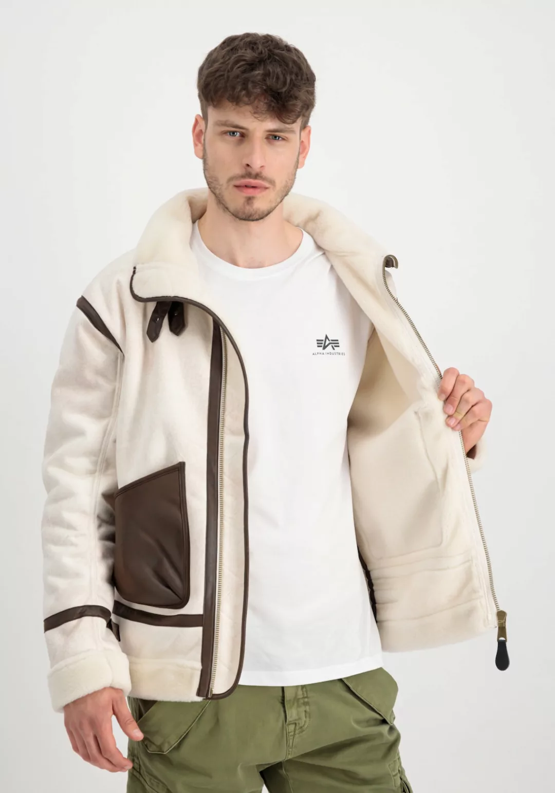 Alpha Industries Lederjacke "Alpha Industries Men - Leather & Vegan Jackets günstig online kaufen