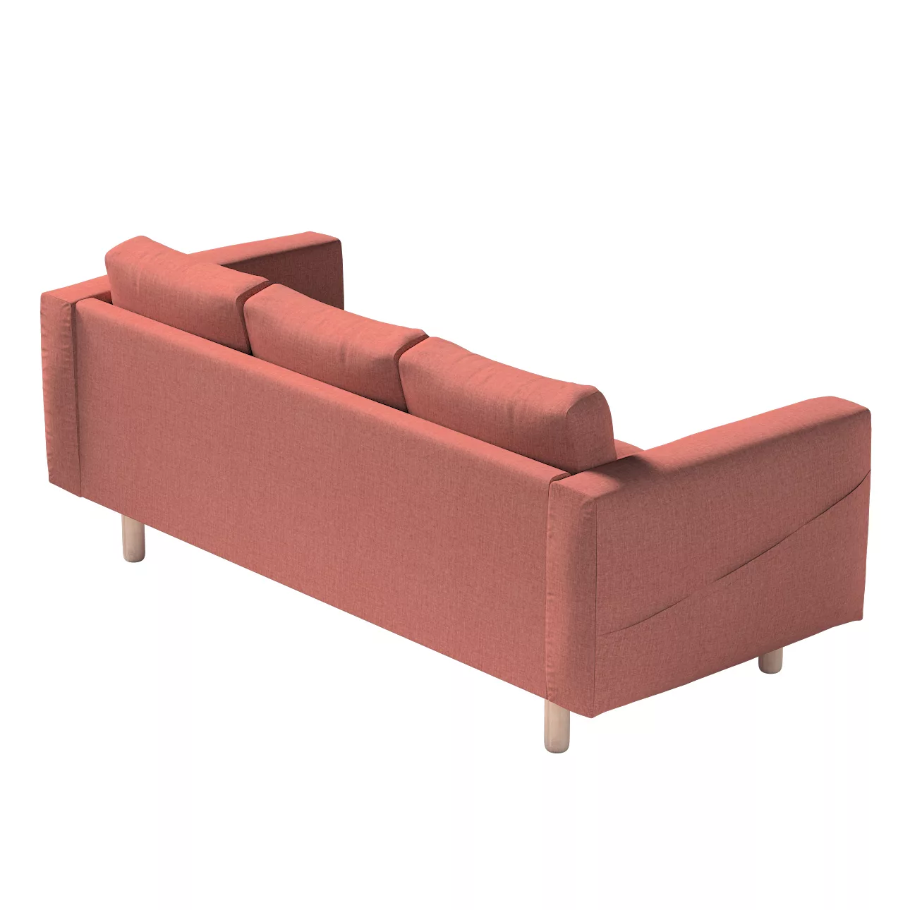 Bezug für Norsborg 3-Sitzer Sofa, cognac braun, Norsborg 3-Sitzer Sofabezug günstig online kaufen