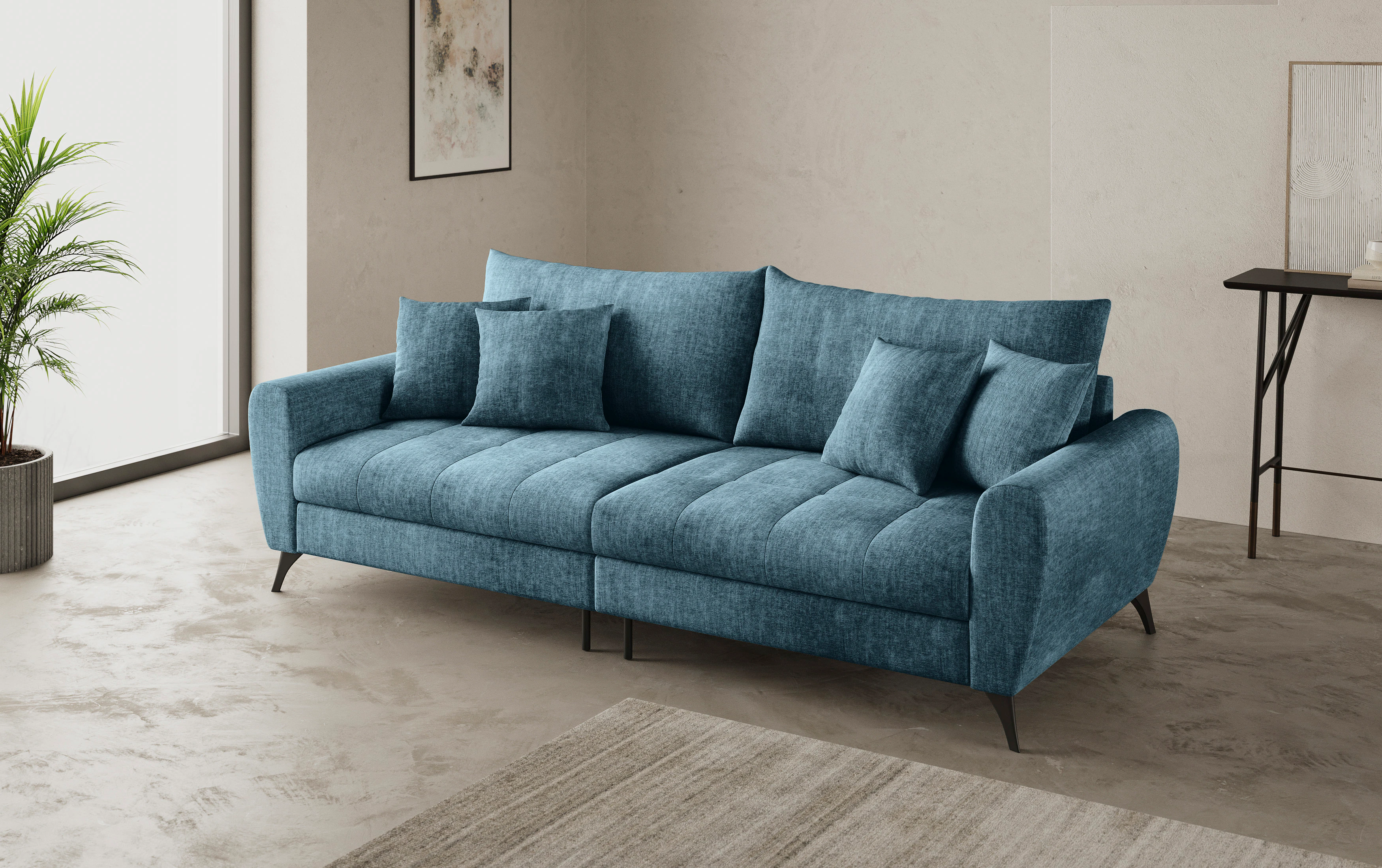 Home affaire Big-Sofa "Blackburn II", Wahlweise mit Kaltschaumpolsterung bi günstig online kaufen