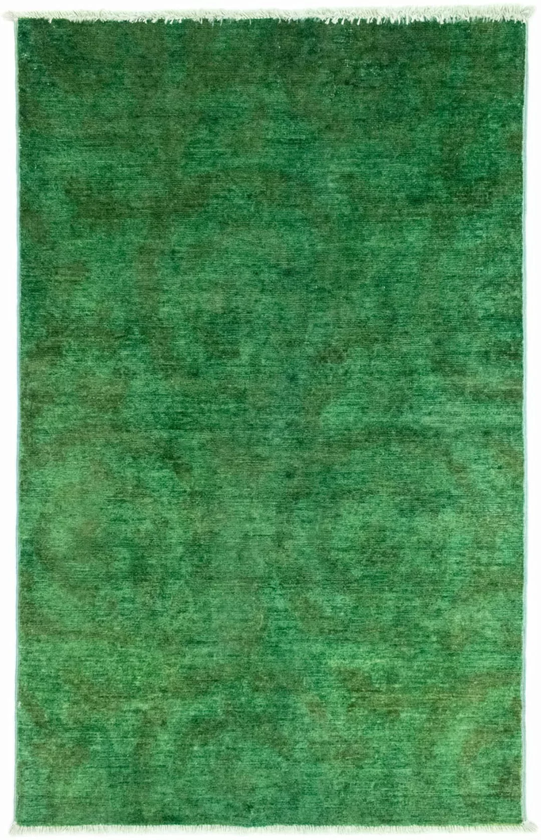 morgenland Wollteppich »Ziegler Teppich handgeknüpft grün«, rechteckig günstig online kaufen