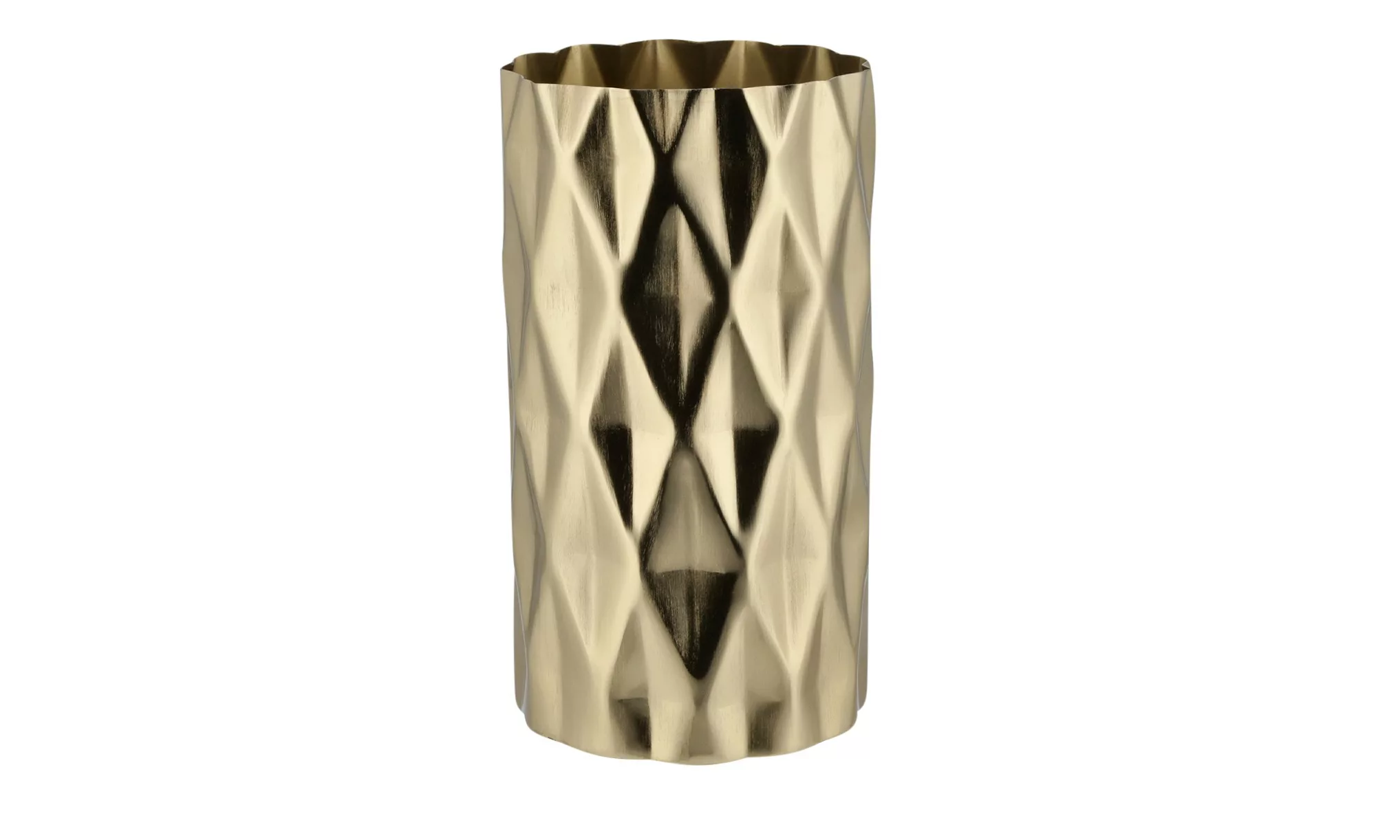 Vase - gold - Metall - 23 cm - Dekoration > Vasen - Möbel Kraft günstig online kaufen