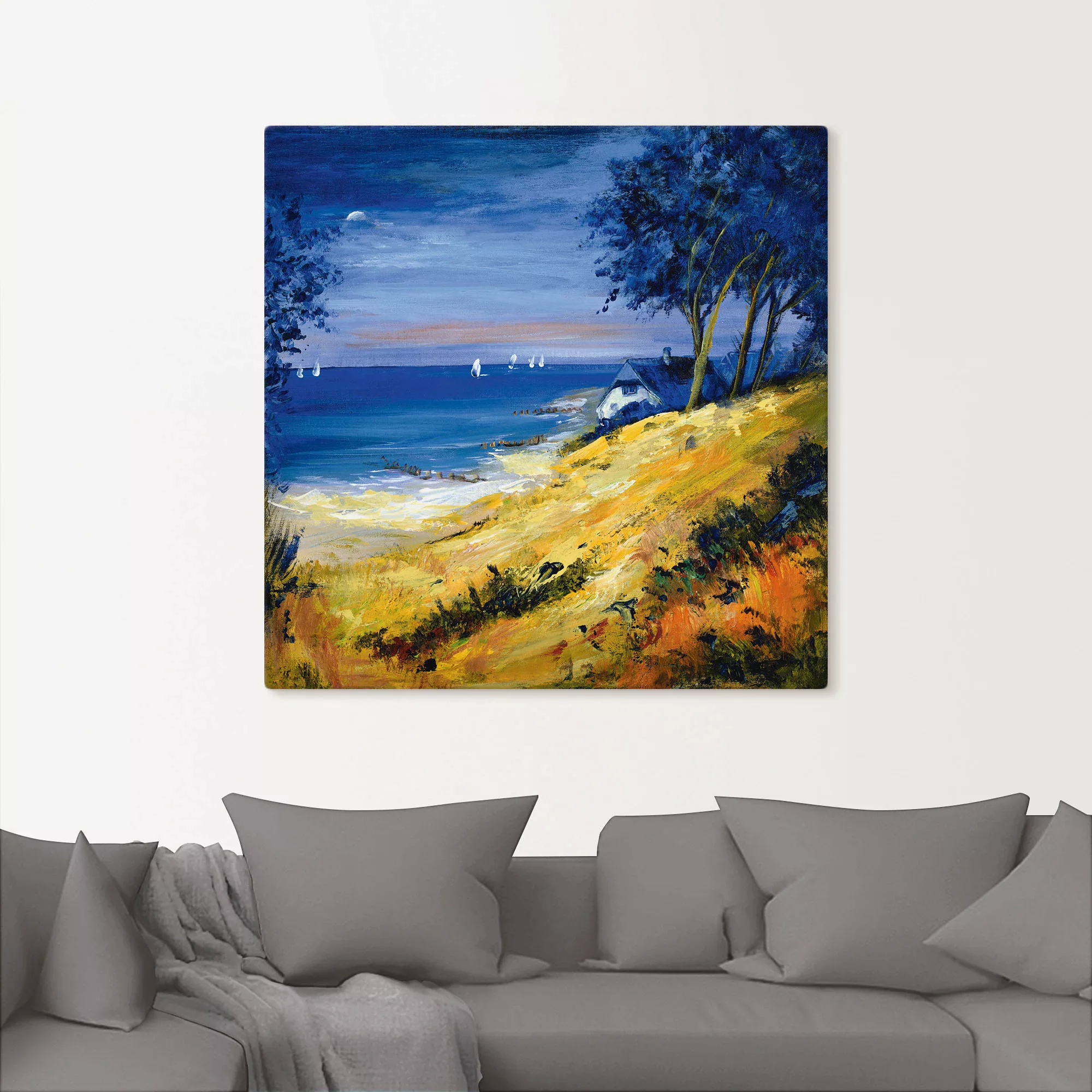 Artland Wandbild "Das Meer zu Hause", Gewässer, (1 St.) günstig online kaufen