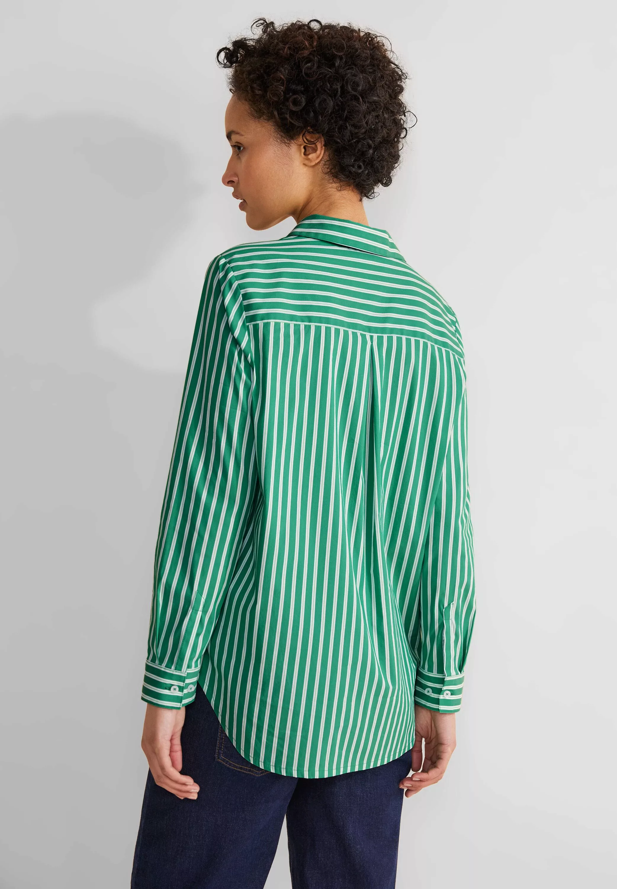 STREET ONE Hemdbluse mit längerem Rückenteil günstig online kaufen