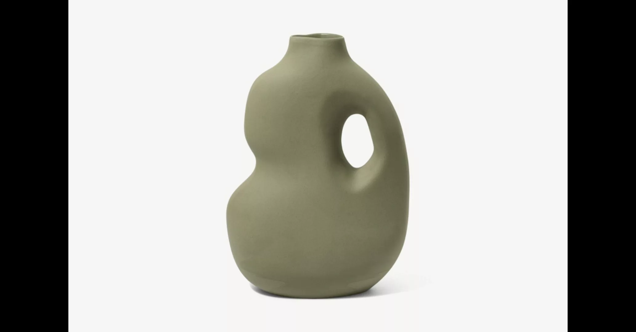 Schneid Studio Organic Vase, Salbeigruen - MADE.com günstig online kaufen