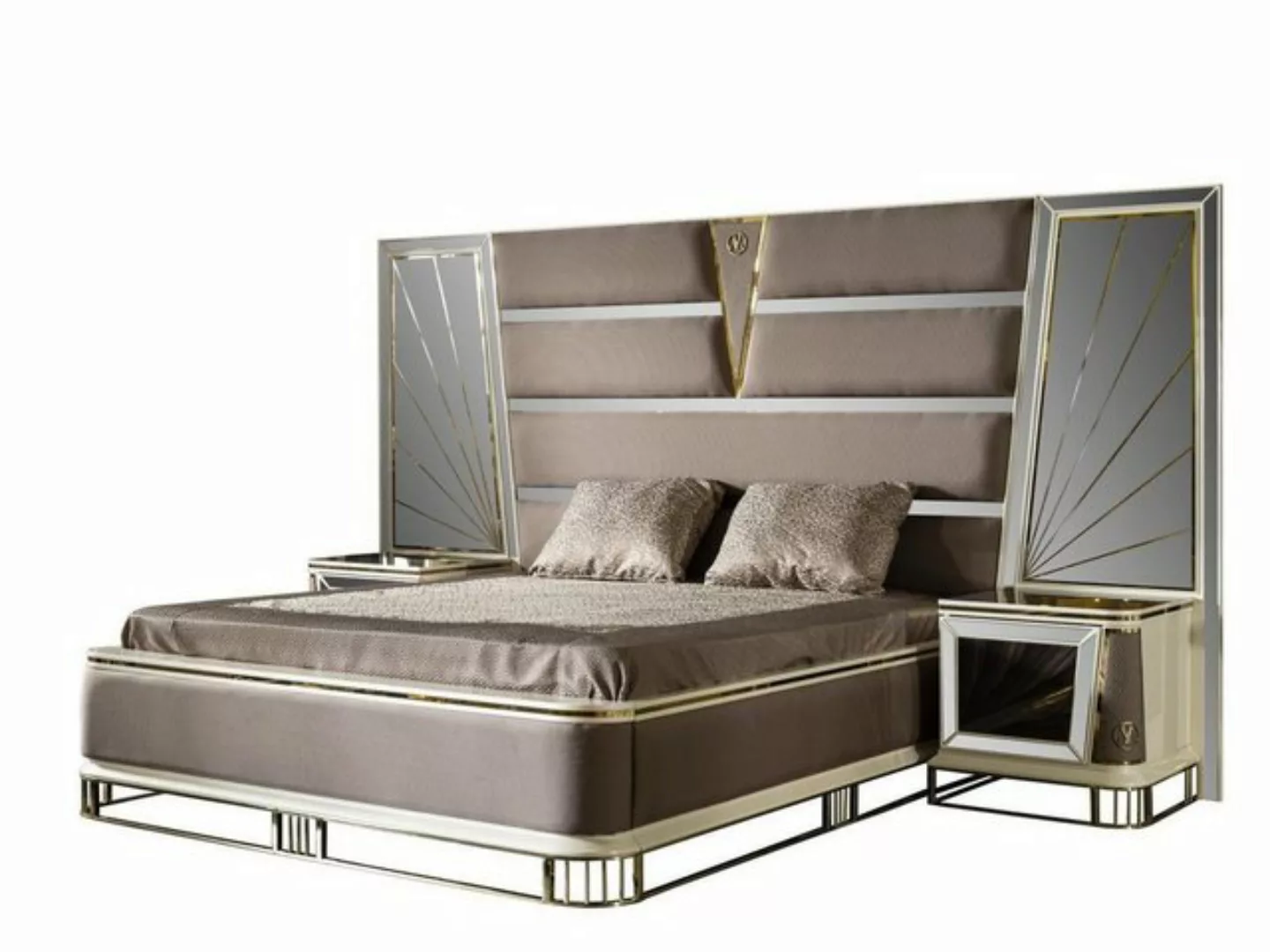 JVmoebel Bett Luxus Bett Design Betten Doppelbetten Schlafzimmer Möbel Einr günstig online kaufen