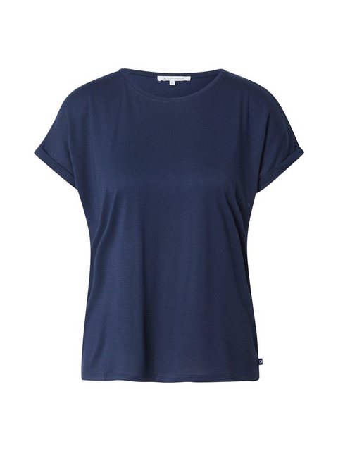 TOM TAILOR T-Shirt Basic T-Shirt Kurzarm Rundhals Top 6293 in Dunkelblau günstig online kaufen