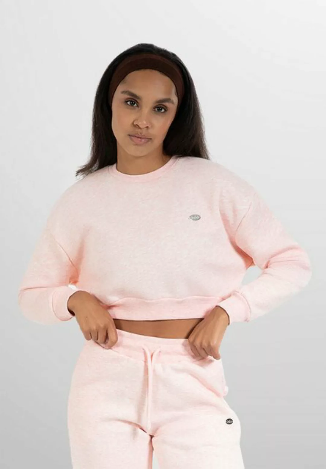 Smilodox Sweatshirt Amelia, Oversize Crop Pullover Langarmshirt Sport Freiz günstig online kaufen