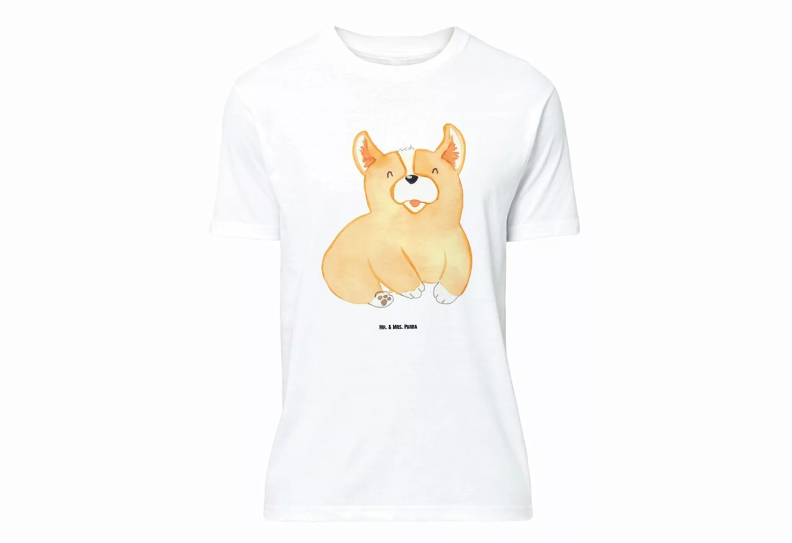 Mr. & Mrs. Panda T-Shirt Corgie - Weiß - Geschenk, Hund, Spruch, Junggesell günstig online kaufen