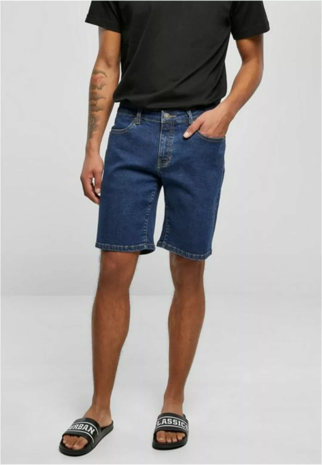 URBAN CLASSICS Stoffhose "Urban Classics Herren Relaxed Fit Jeans Shorts", günstig online kaufen