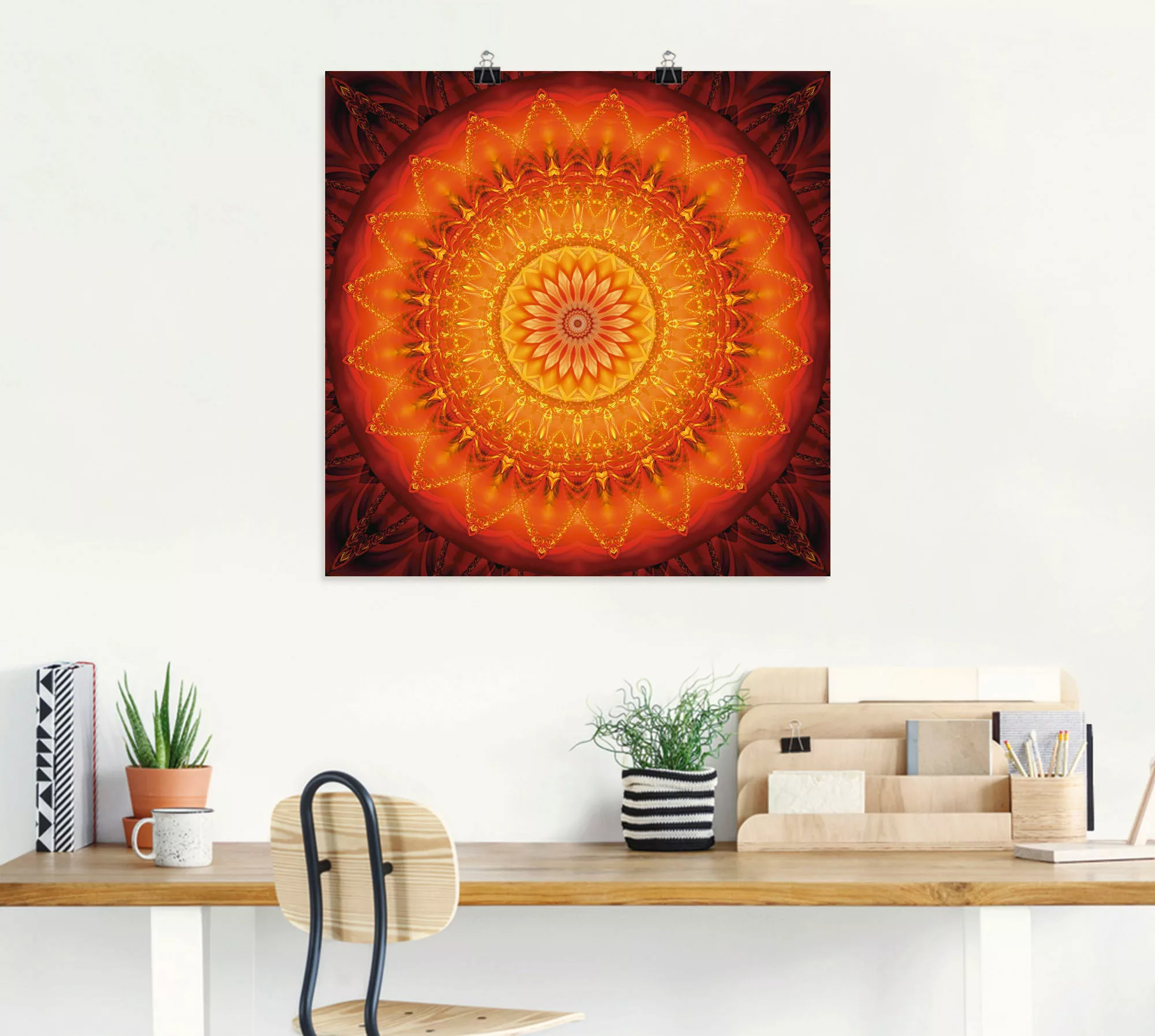 Artland Wandbild "Mandala Energie 1", Muster, (1 St.), als Leinwandbild, Po günstig online kaufen