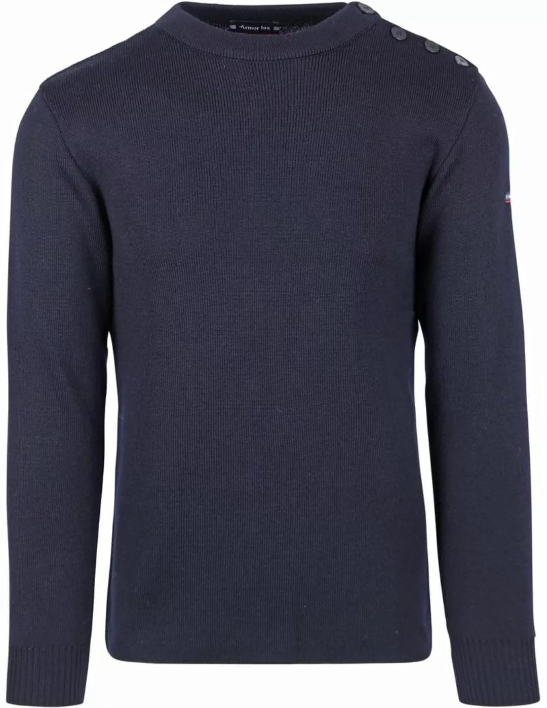 Armor-Lux Fouesnant Pullover Wolle Navy - Größe L günstig online kaufen