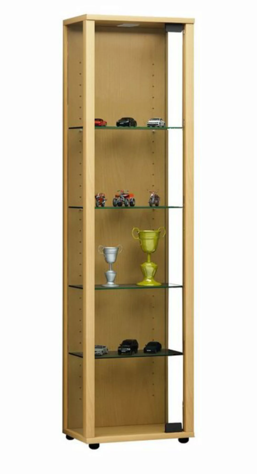 VCM Standvitrine Holz Glas Stand Vitrine Sammelvitrine Edana Mini günstig online kaufen