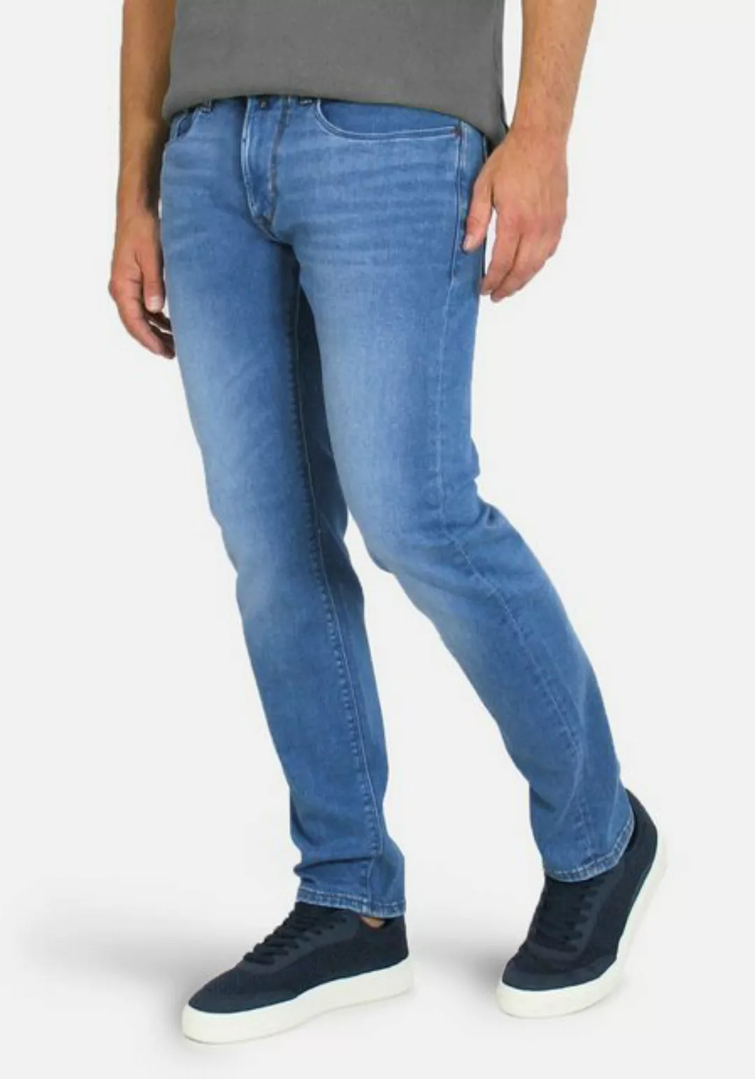Pierre Cardin 5-Pocket-Jeans Lyon Tapered Lefthand Twill Stretch Denim günstig online kaufen