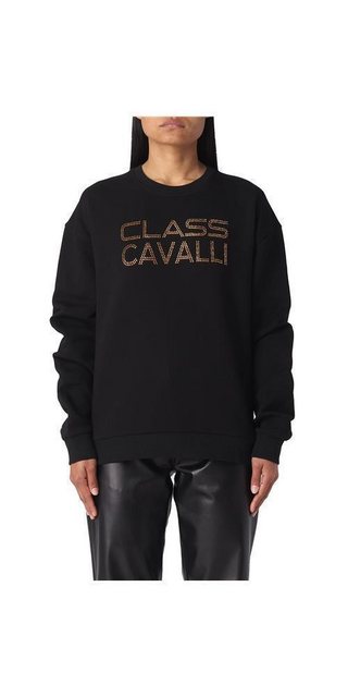 Cavalli Class Sweatshirt Cavalli Class Sweatshirt schwarz Damen günstig online kaufen