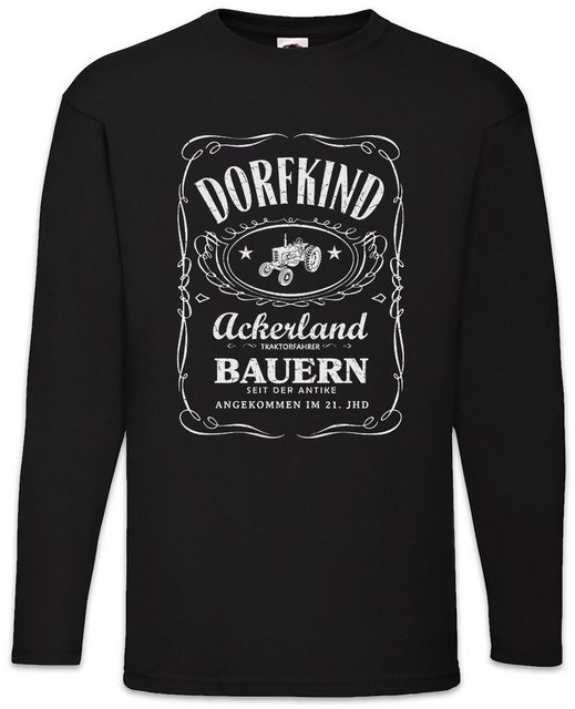 Urban Backwoods Langarmshirt Dorfkind Langarm T-Shirt Dorf Gemeinde Ackerla günstig online kaufen