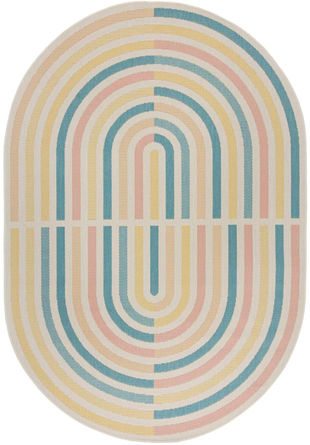 FLAIR RUGS Teppich »Riviera Outdoor«, oval, Outdoor Teppich günstig online kaufen