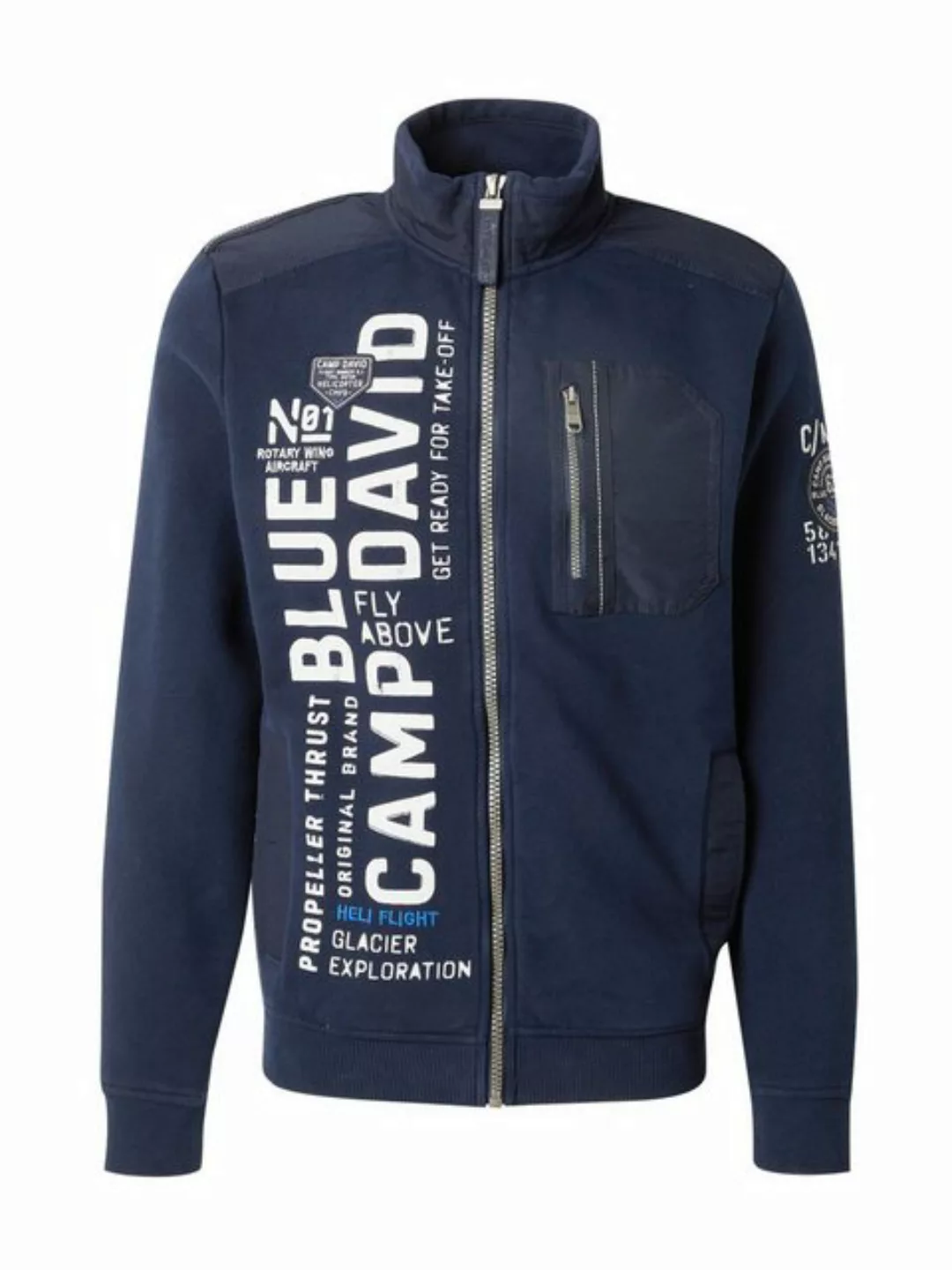 CAMP DAVID Sweatjacke (1-tlg) günstig online kaufen