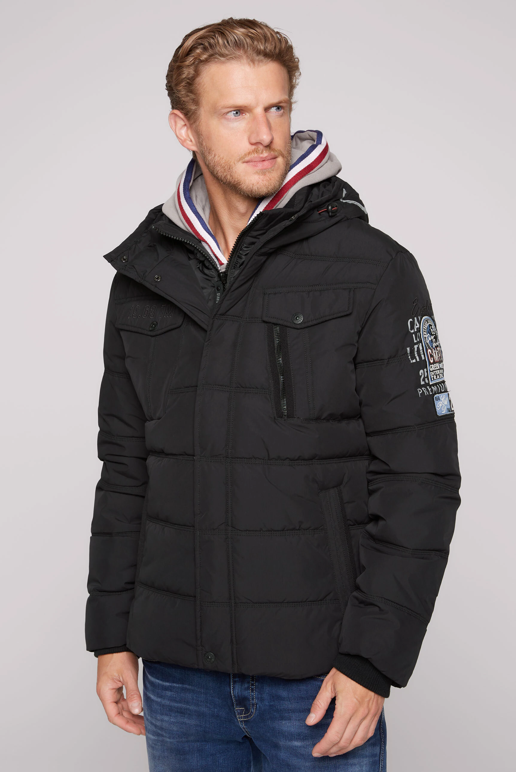 CAMP DAVID Winterjacke, mit Kapuze, mit wasserabweisender Funktion günstig online kaufen