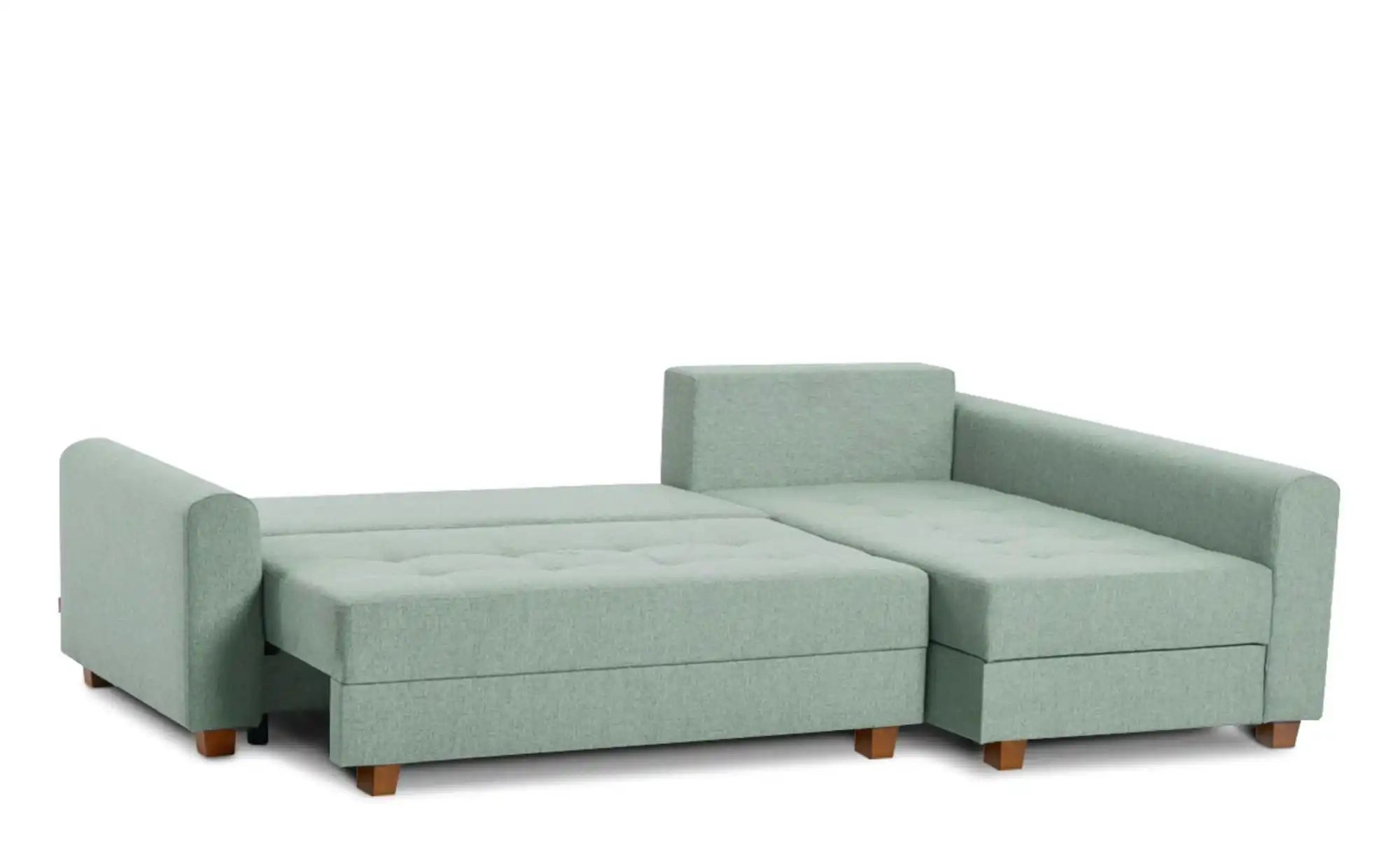 KONSIMO Ecksofa  Revo ¦ grün ¦ Maße (cm): B: 255 H: 88 Polstermöbel > Sofas günstig online kaufen