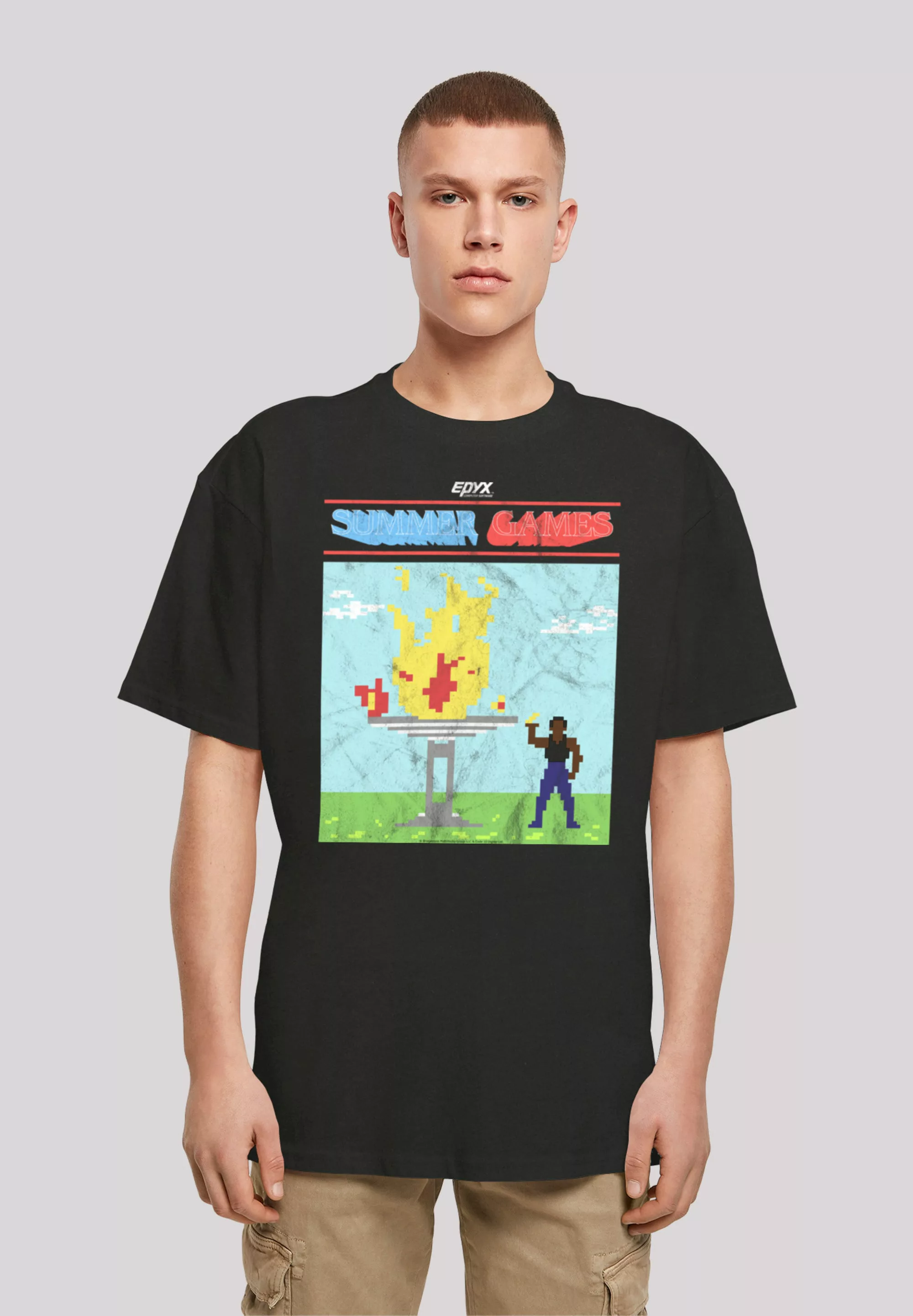 F4NT4STIC T-Shirt "Summer Games Retro Gaming SEVENSQUARED", Print günstig online kaufen