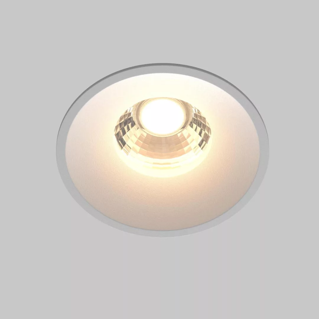 LED Einbauleuchte Round in Weiß 12W 920lm 80mm günstig online kaufen