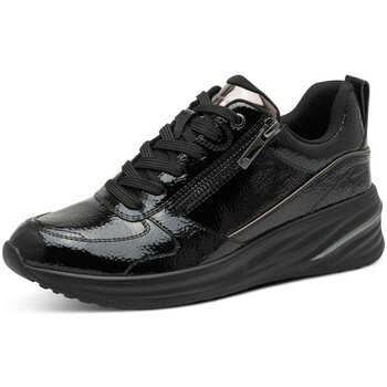 Tamaris  Sneaker Schnuerschuhe SneakSchwarzLackKeil 1-23754-45-018 günstig online kaufen