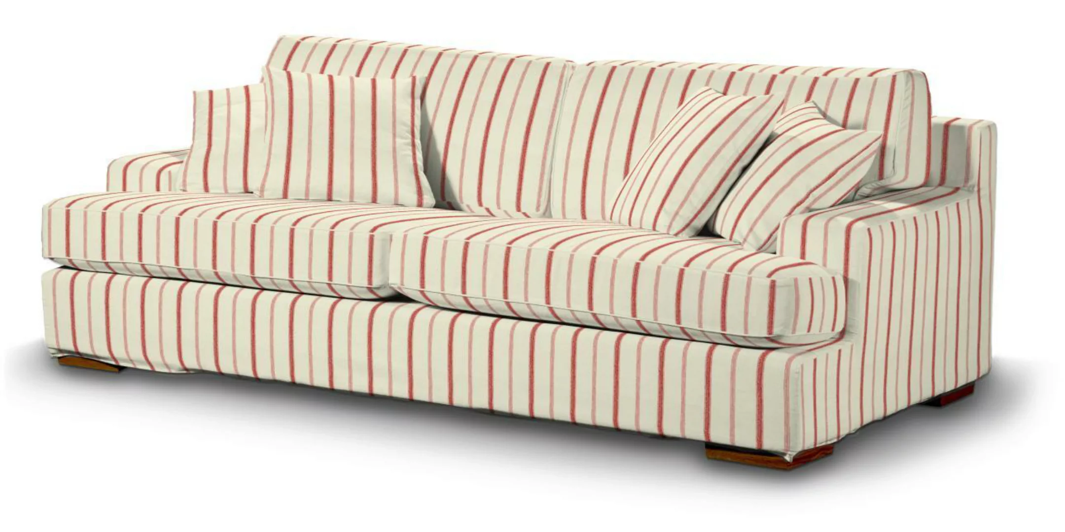 Bezug für Göteborg Sofa, creme- rot gestreift, Bezug für Göteborg, Avinon ( günstig online kaufen