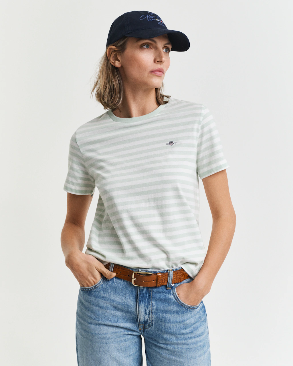 Gant T-Shirt "REG STRIPED SHIELD SS T-SHIRT" günstig online kaufen