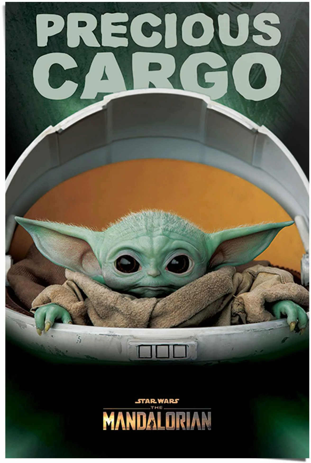 Reinders Poster "Poster The Mandalorian Baby Yoda", Serien, (1 St.) günstig online kaufen