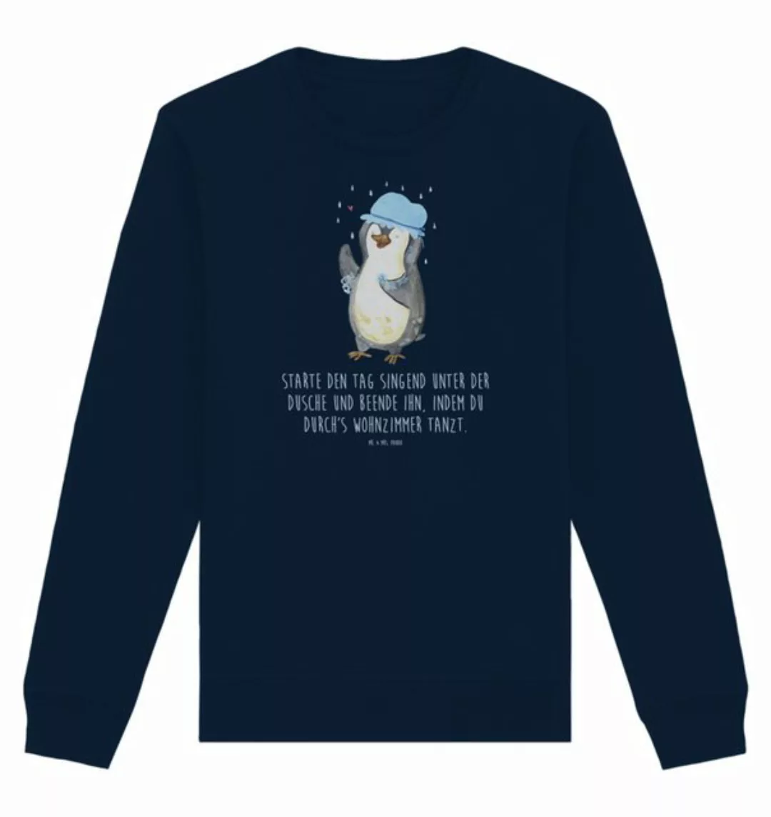 Mr. & Mrs. Panda Longpullover Größe XXL Pinguin Duschen - French Navy - Ges günstig online kaufen