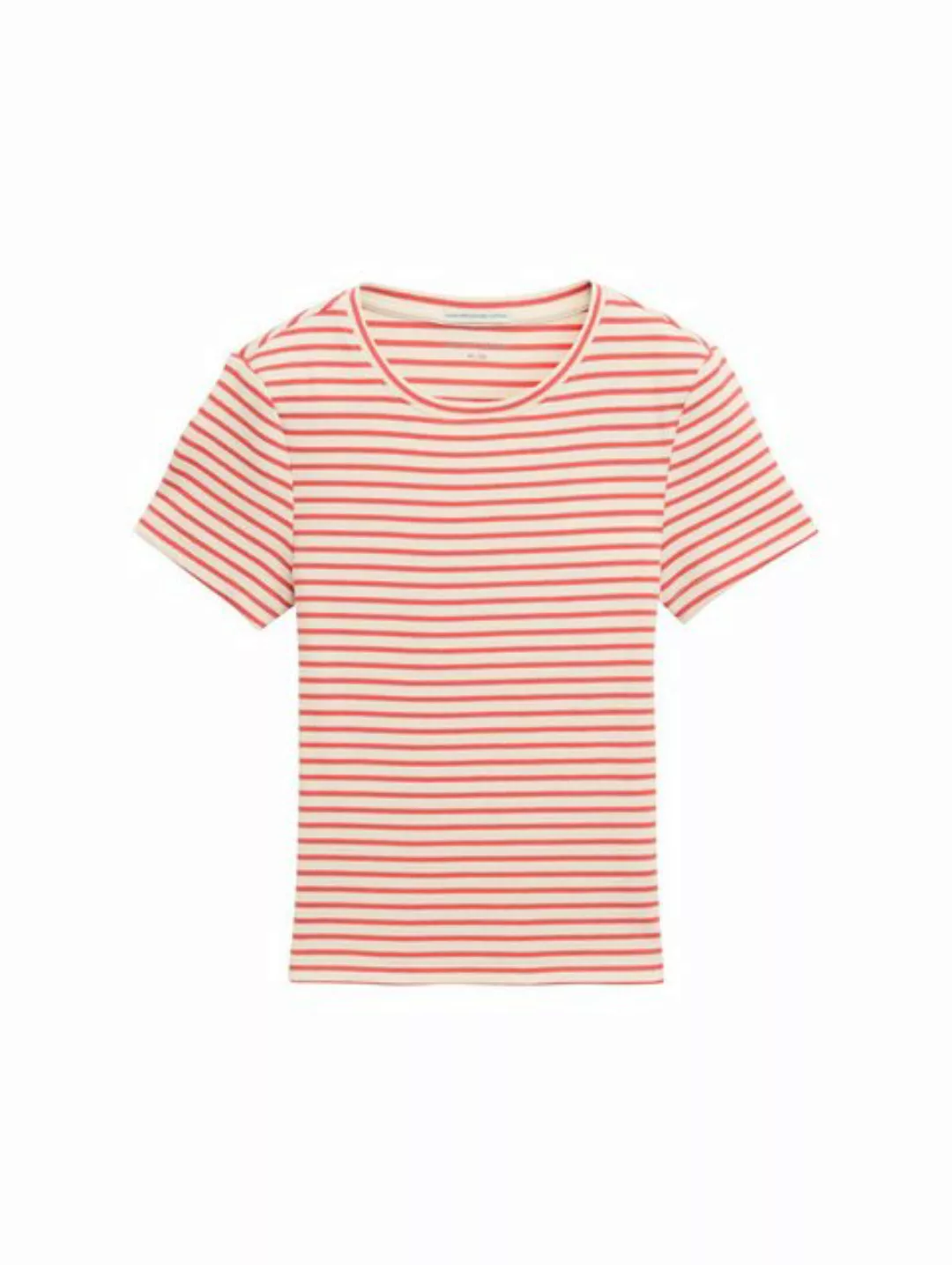 TOM TAILOR T-Shirt Ripp T-Shirt mit Muster günstig online kaufen