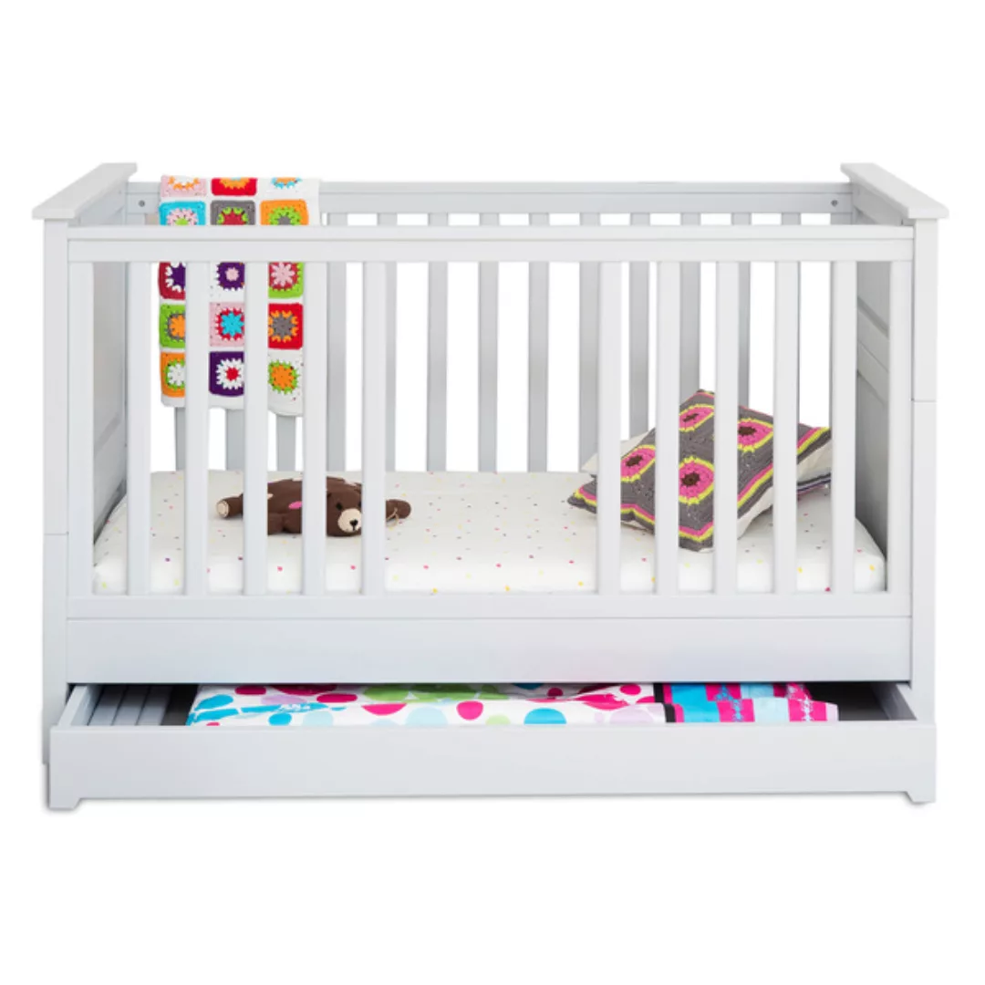 Design Babybett Adria Ii - Massive Buche Inkl. Matratze *Einzelstück* günstig online kaufen