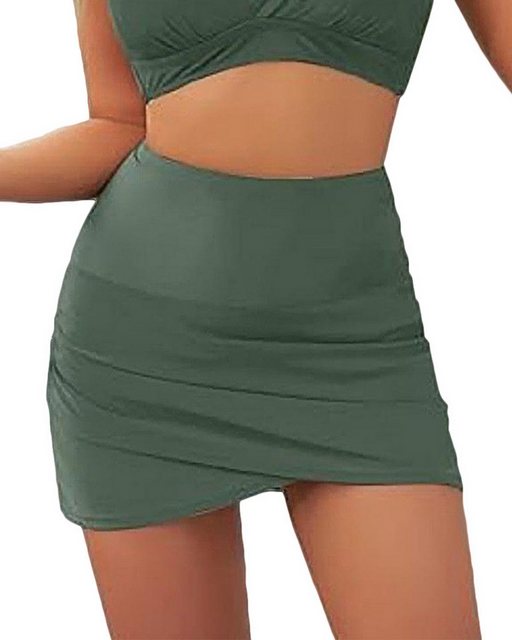 DSNJ Strandkleid Damen-Sommer-Freizeit-Bikini-Dreipunkt-Schwimmrock, kurzer günstig online kaufen